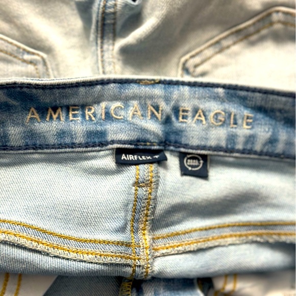 American Eagle‎ Outfitters Men's AirFlex Patched Slim Jean Size 26X28 From 9/23 - Picture 3 of 5